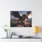 "Griffon Touchdown"  Canvas Stretched, 0.75" - Print