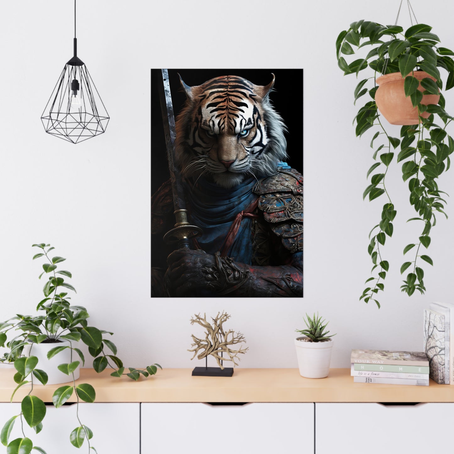 "Tiger Samurai" Poster - Print