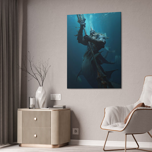 "Lord Of The Deep" Canvas Stretched, 0.75" - Print