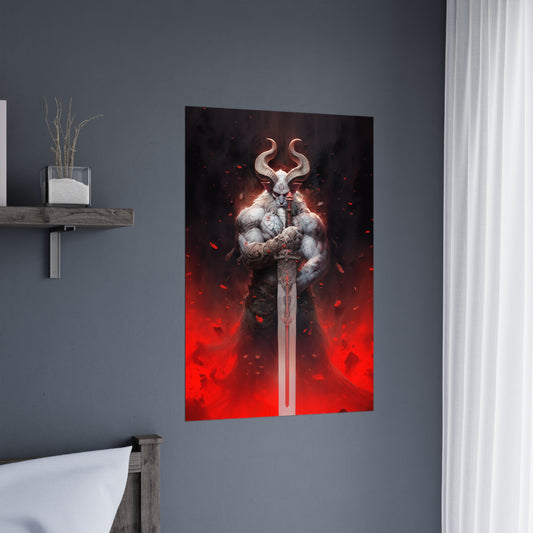 "Hellforge Minotaur" Poster - Print