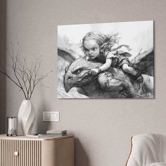 "Charge"  Canvas Stretched, 0.75" - Print