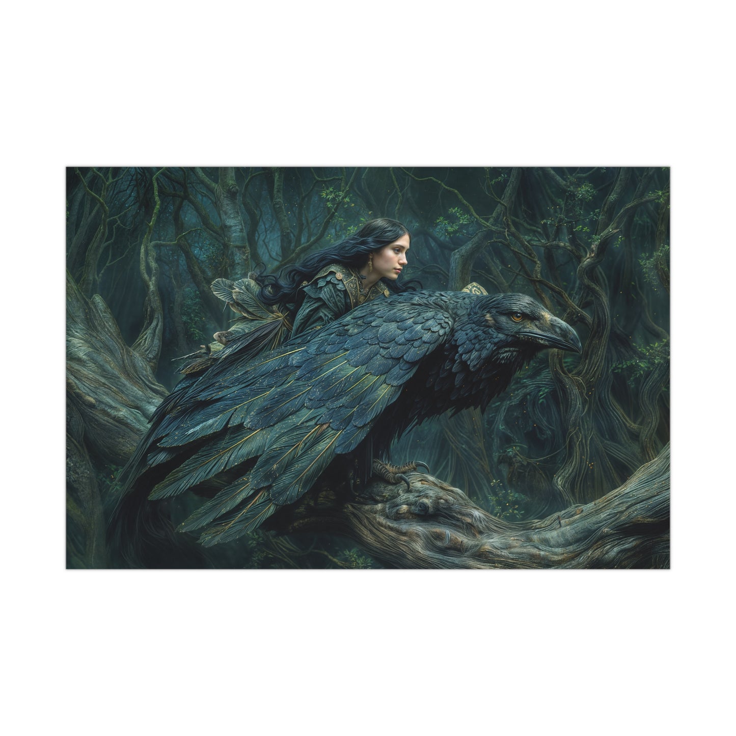 "Lady Of The Crows" Poster - Print