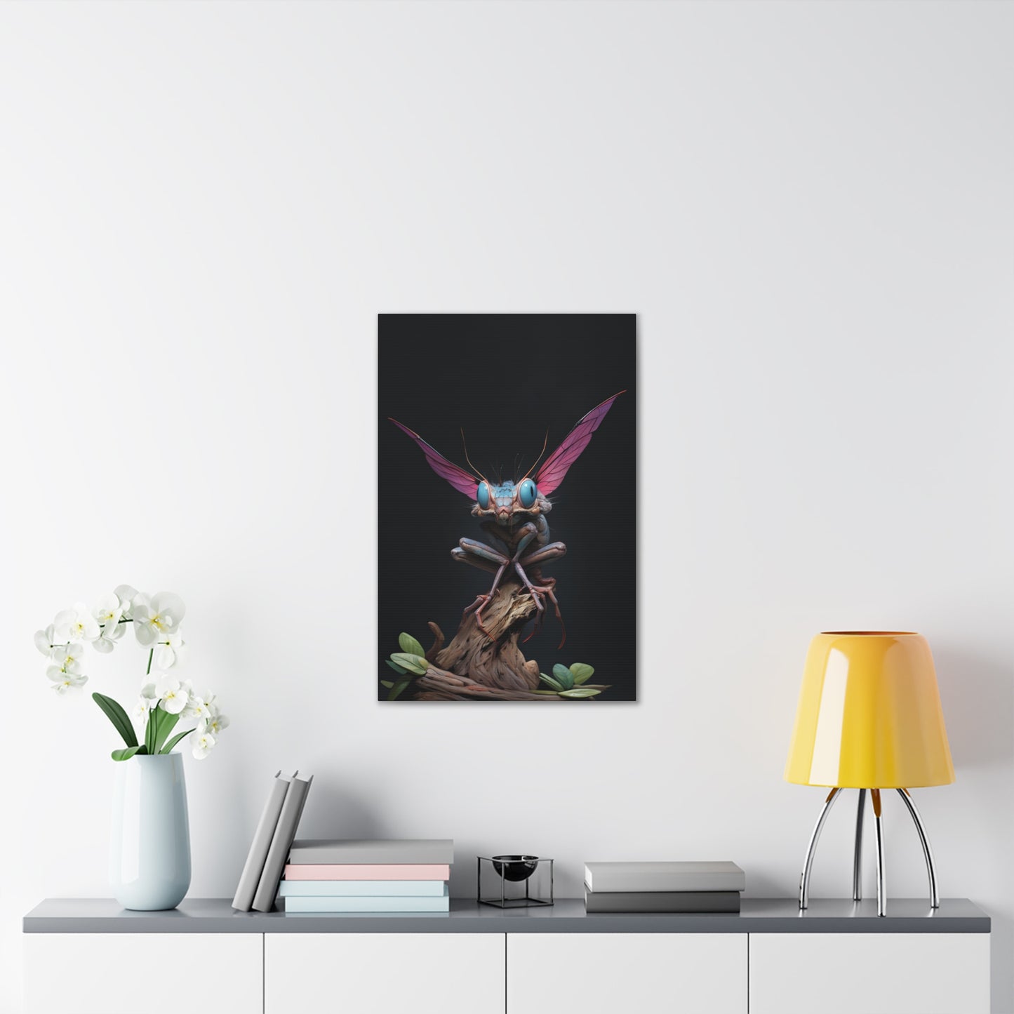 "Pixie Bug" Canvas Stretched, 0.75" - Print