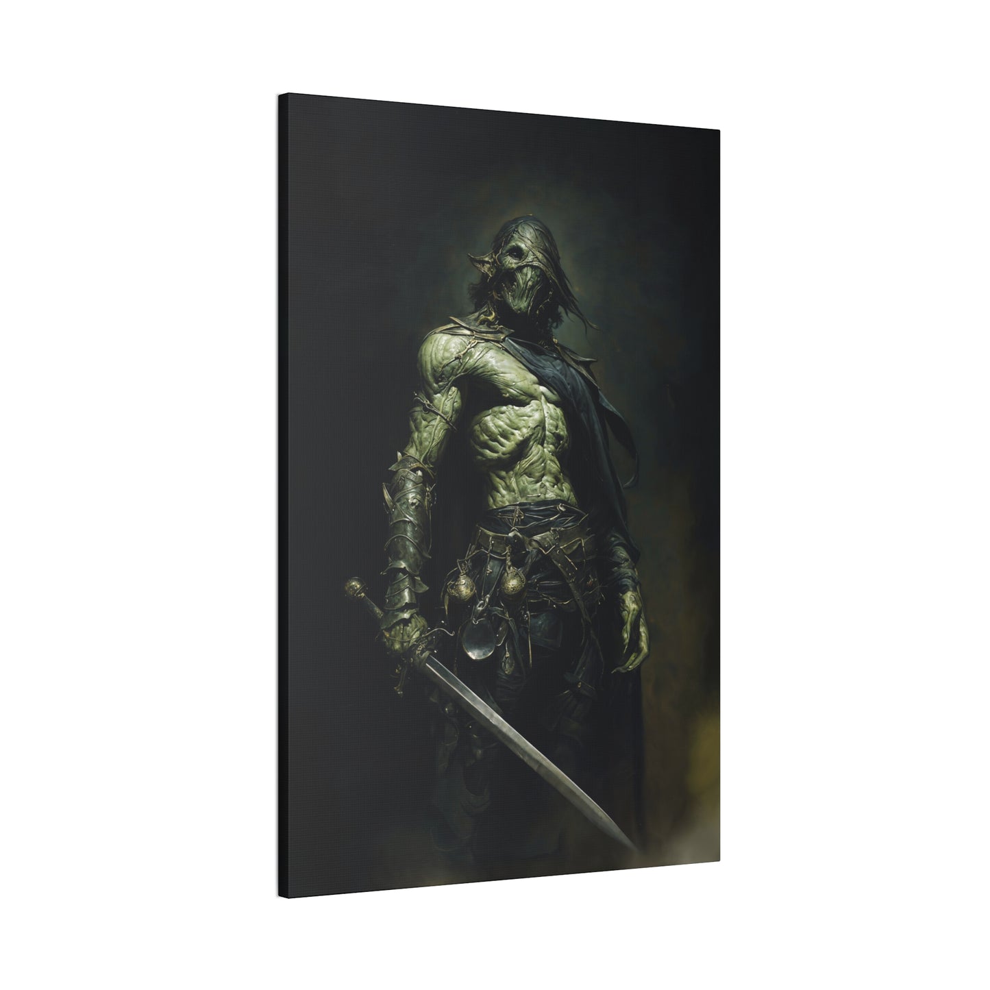 "Dark Elf (The Damned)" Canvas Stretched, 0.75" - Print