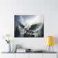 "Glacier Guardian Griffon"  Canvas Stretched, 0.75" - Print