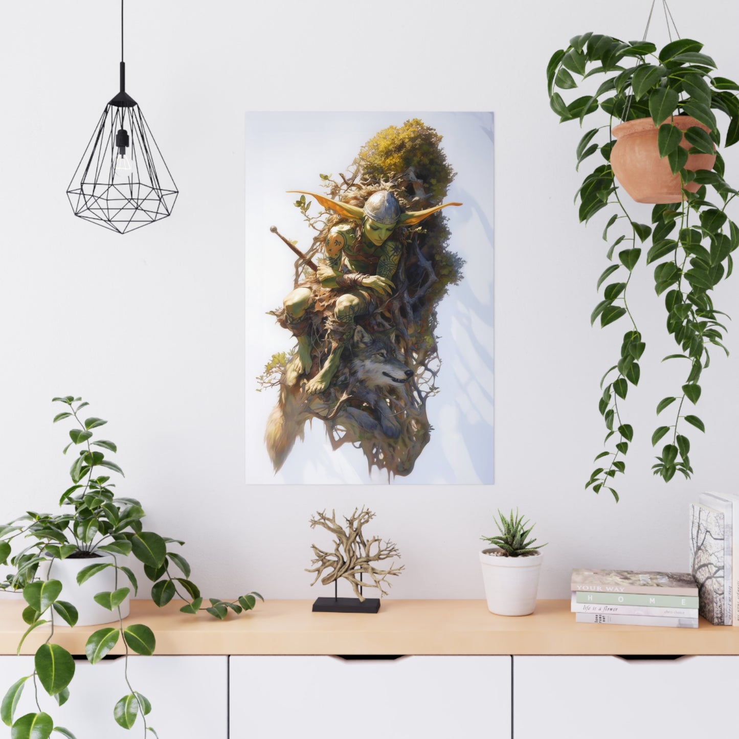 "Floating Gardens Escape" Poster - Print