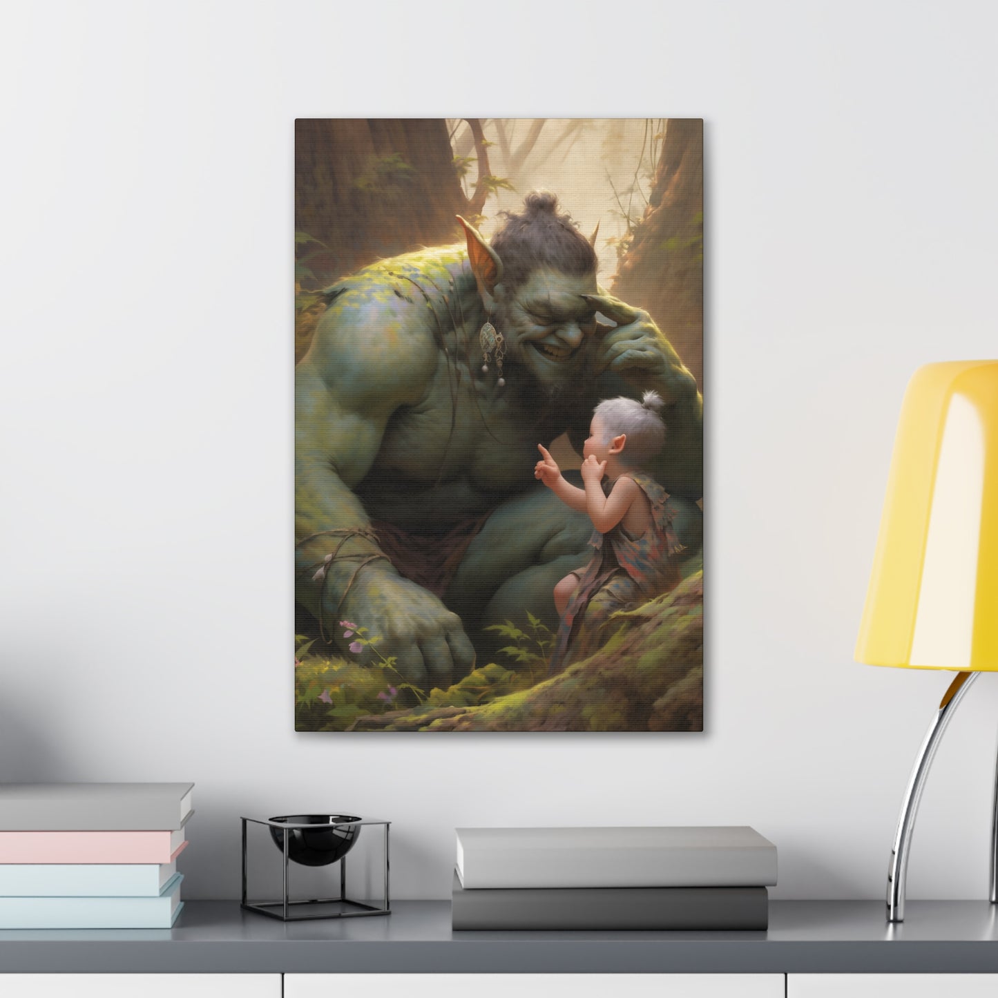 "Thunderchuckle and Pixie Snicker" Canvas Stretched, 0.75" - Print