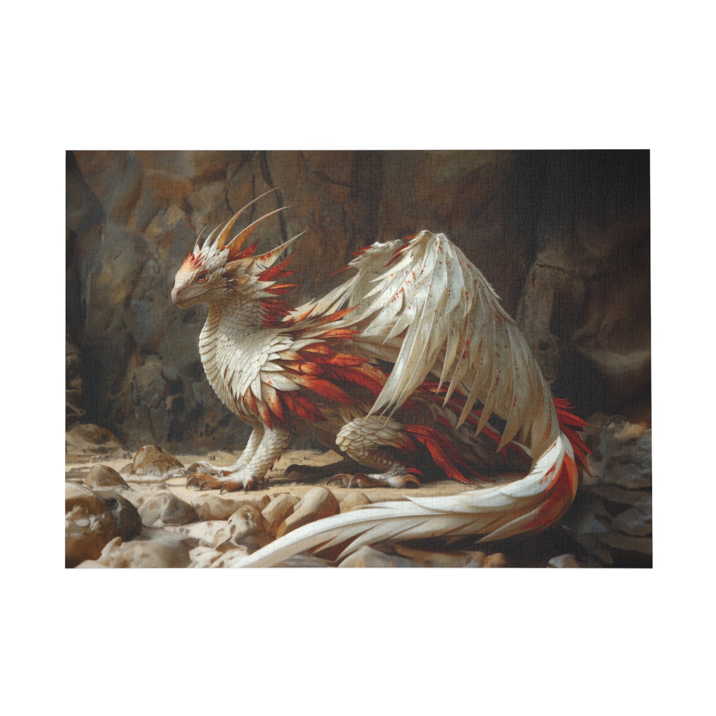 "Snowfire Dragon" Puzzle (500, 1000-Piece)