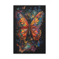 "Psychedelic Monarch" Canvas Stretched, 0.75" - Print