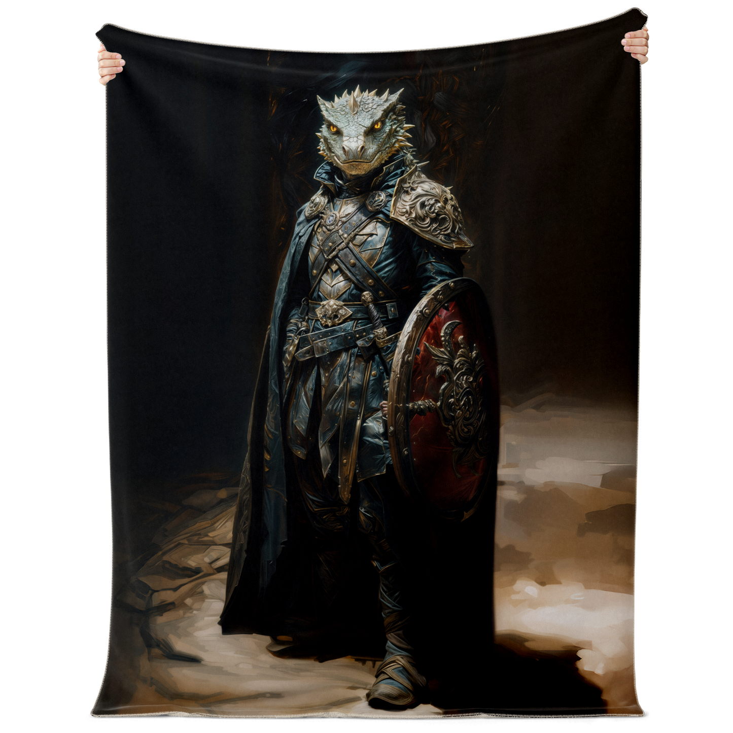 Captain Of The Crooked Vanguard Premium Microfleece Blanket