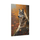 "Watcher Wolf" Canvas Stretched, 0.75" - Print