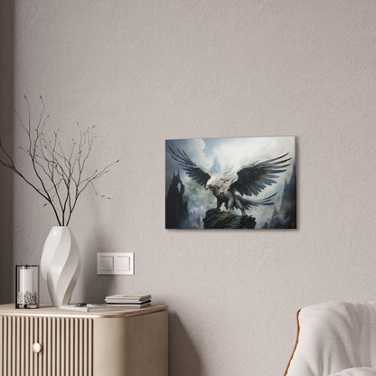 "Glacier Guardian Griffon"  Canvas Stretched, 0.75" - Print