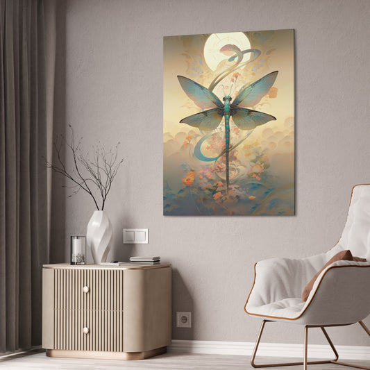 "Zen Dragonfly" Canvas Stretched, 0.75" - Print