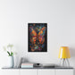 "Psychedelic Monarch" Canvas Stretched, 0.75" - Print