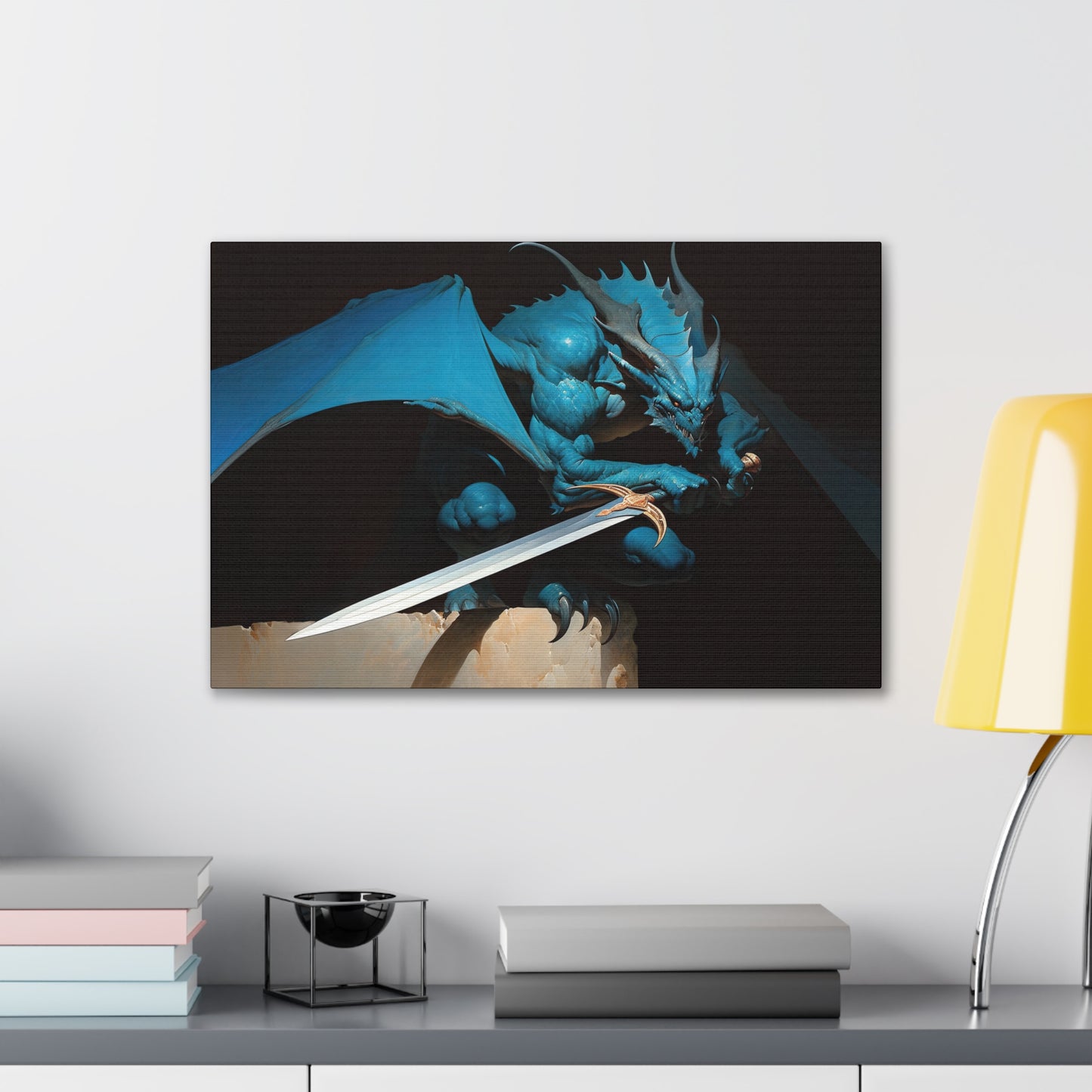 "Draconic Deceiver"  Canvas Stretched, 0.75" - Print