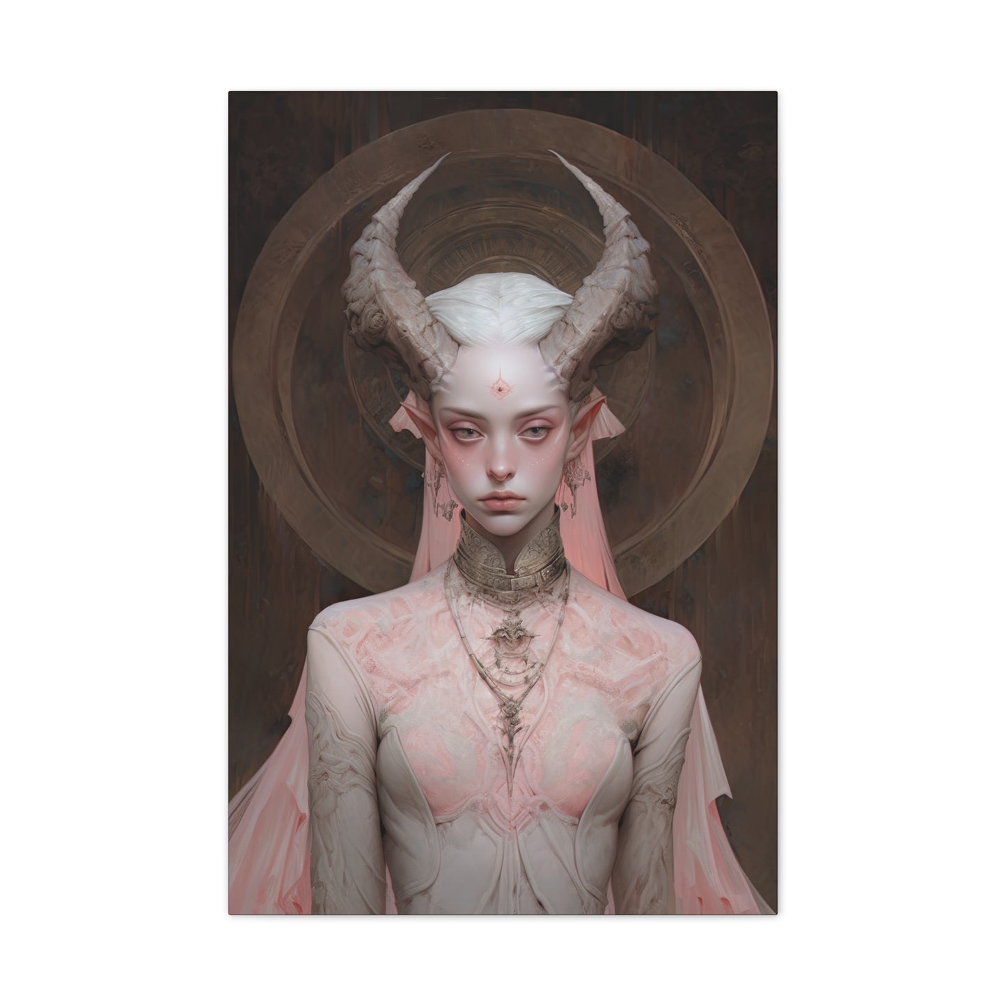 "Faun Princess" Canvas Stretched, 0.75" - Print