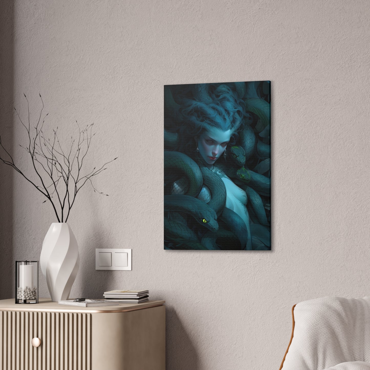 "Last Gaze Of The Medusa" Canvas Stretched, 0.75" - Print