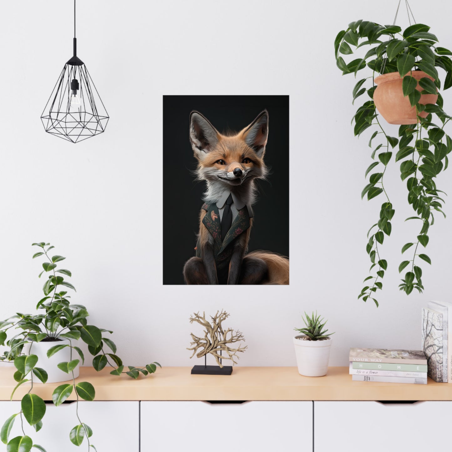 "Mr Sleek Fox" Poster - Print