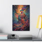 "Liquid Light Phoenix" Canvas Stretched, 0.75" - Print