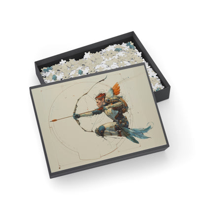 "Skyborne Archer" Puzzle (500, 1000-Piece)