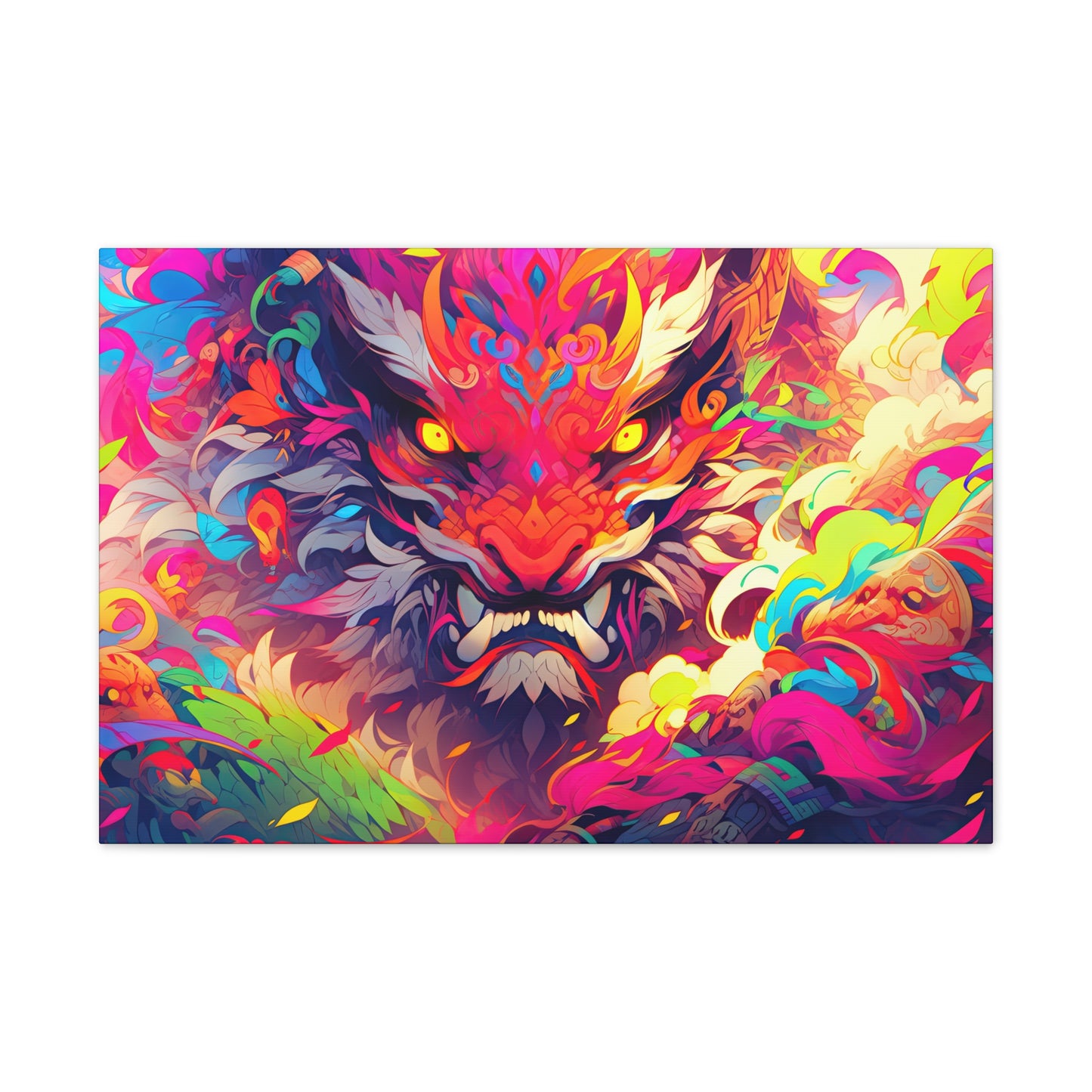 "Oni Tiger"  Canvas Stretched, 0.75" - Print