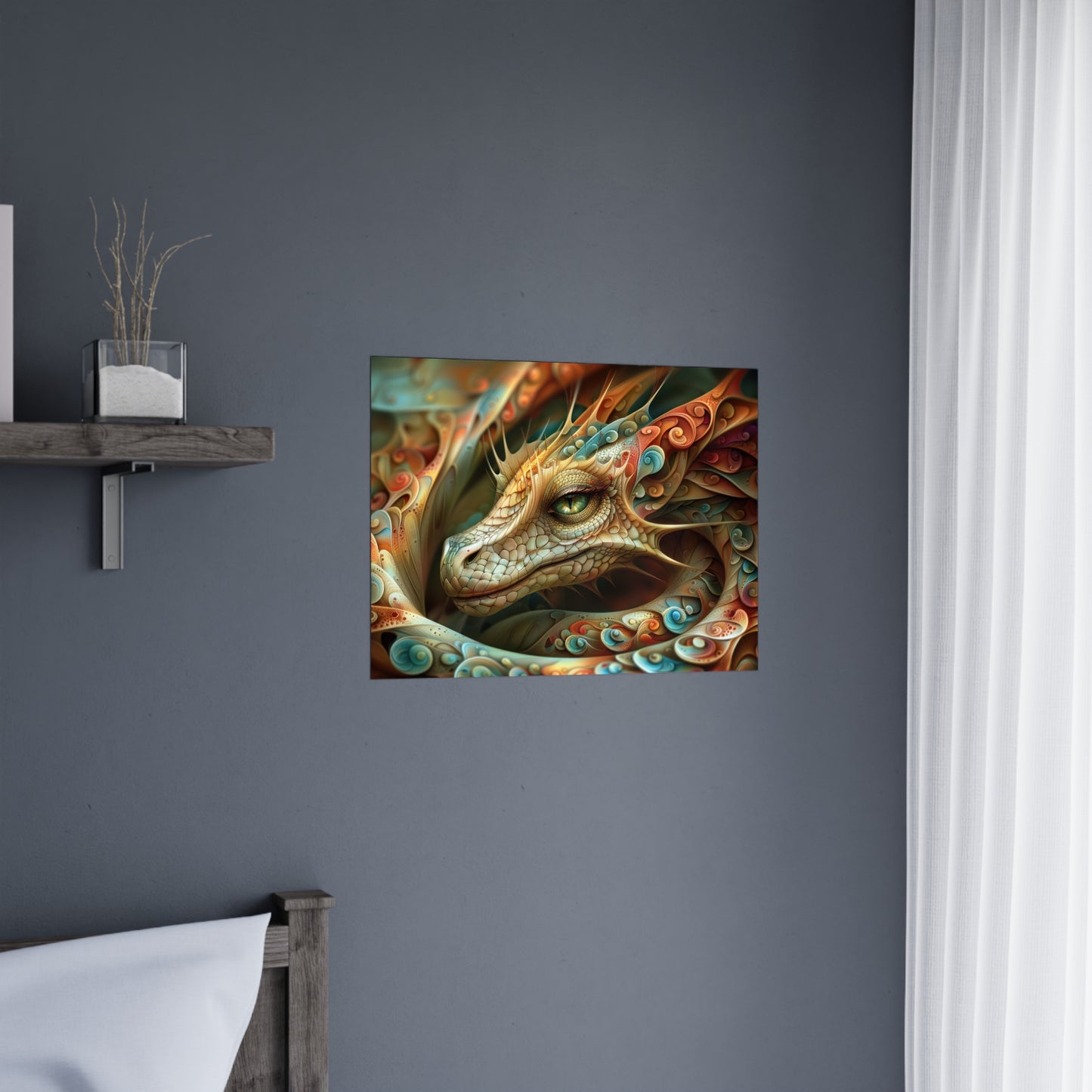 "Spiralwyrm" Poster - Print