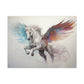 "Aqua Fire Pegasus"  Canvas Stretched, 0.75" - Print