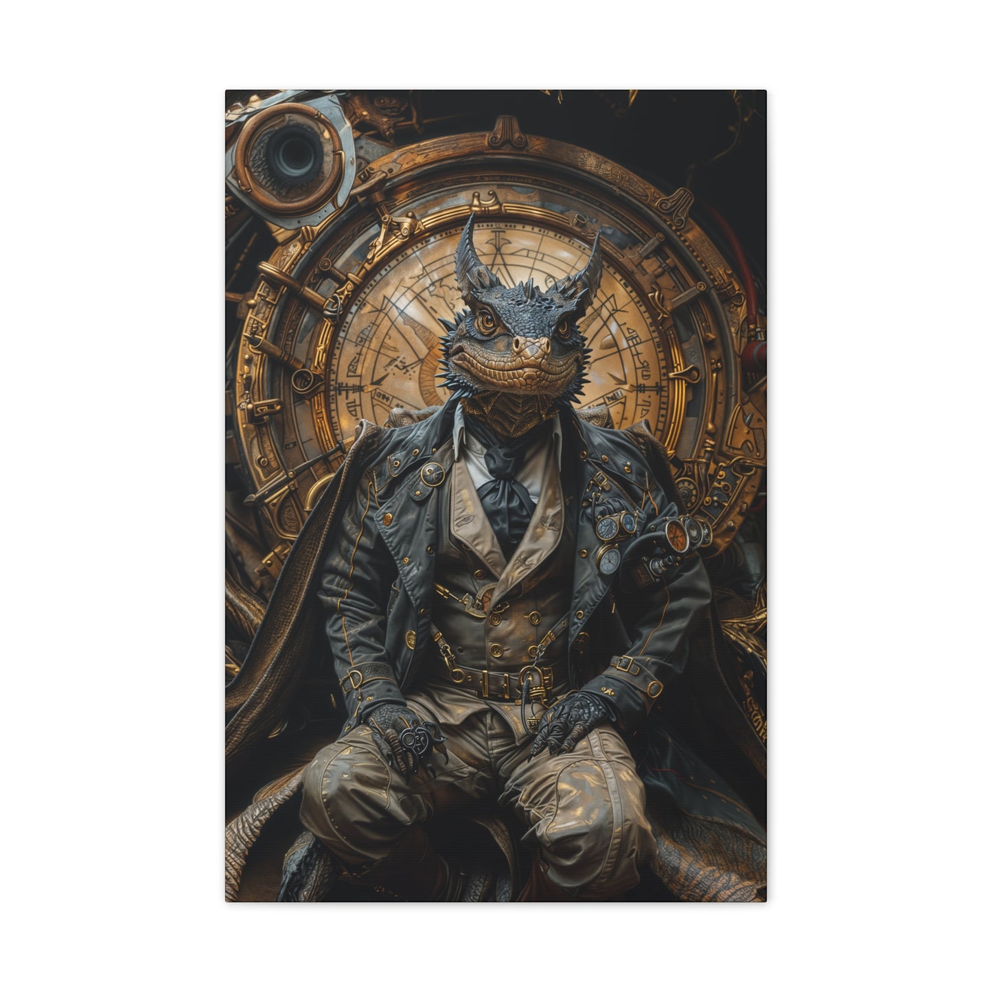 "Time Dealer" Canvas Stretched, 0.75" - Print