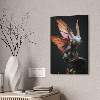 "Pixie Butterfly Bug" Canvas Stretched, 0.75" - Print