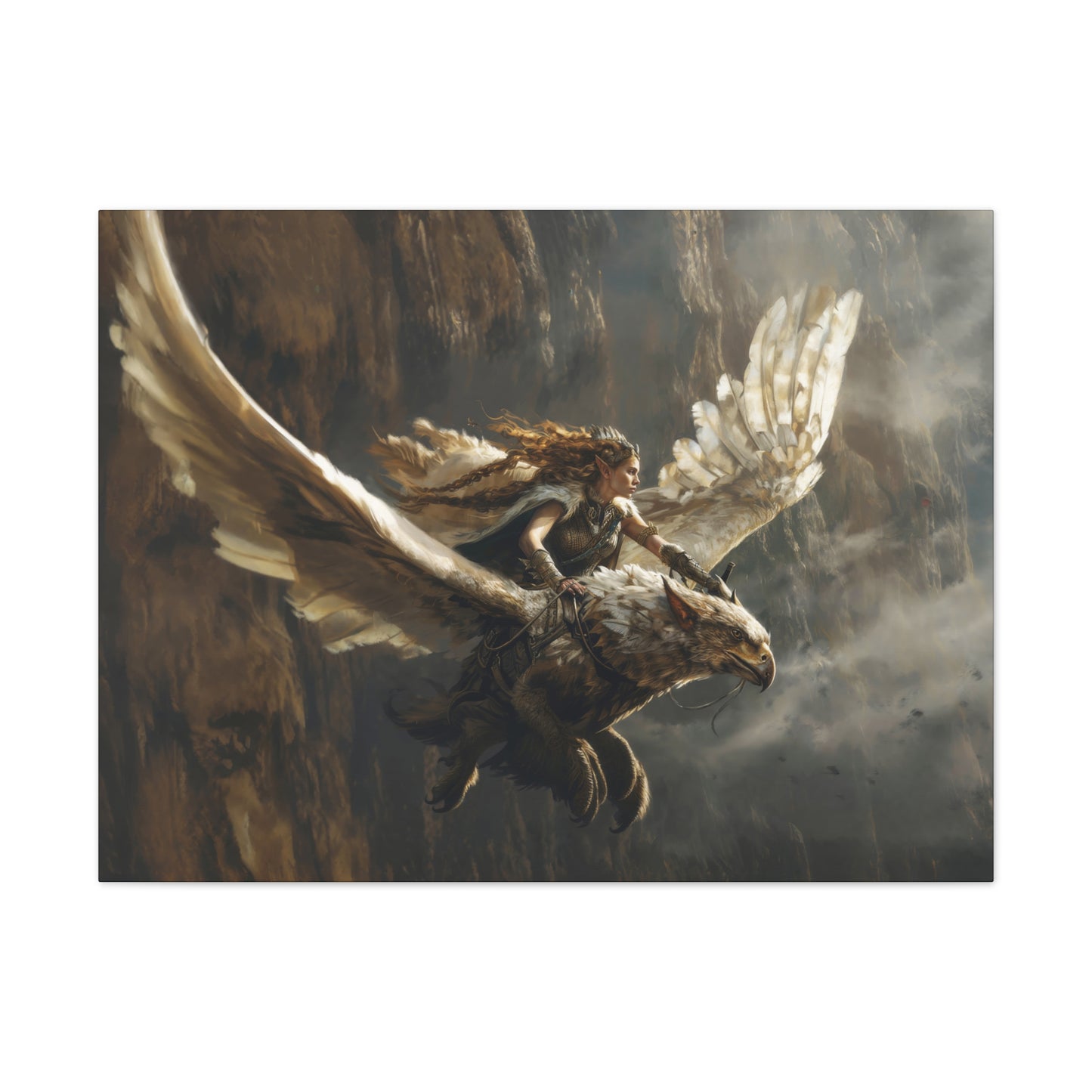 "Griffinborne Emissary"  Canvas Stretched, 0.75" - Print