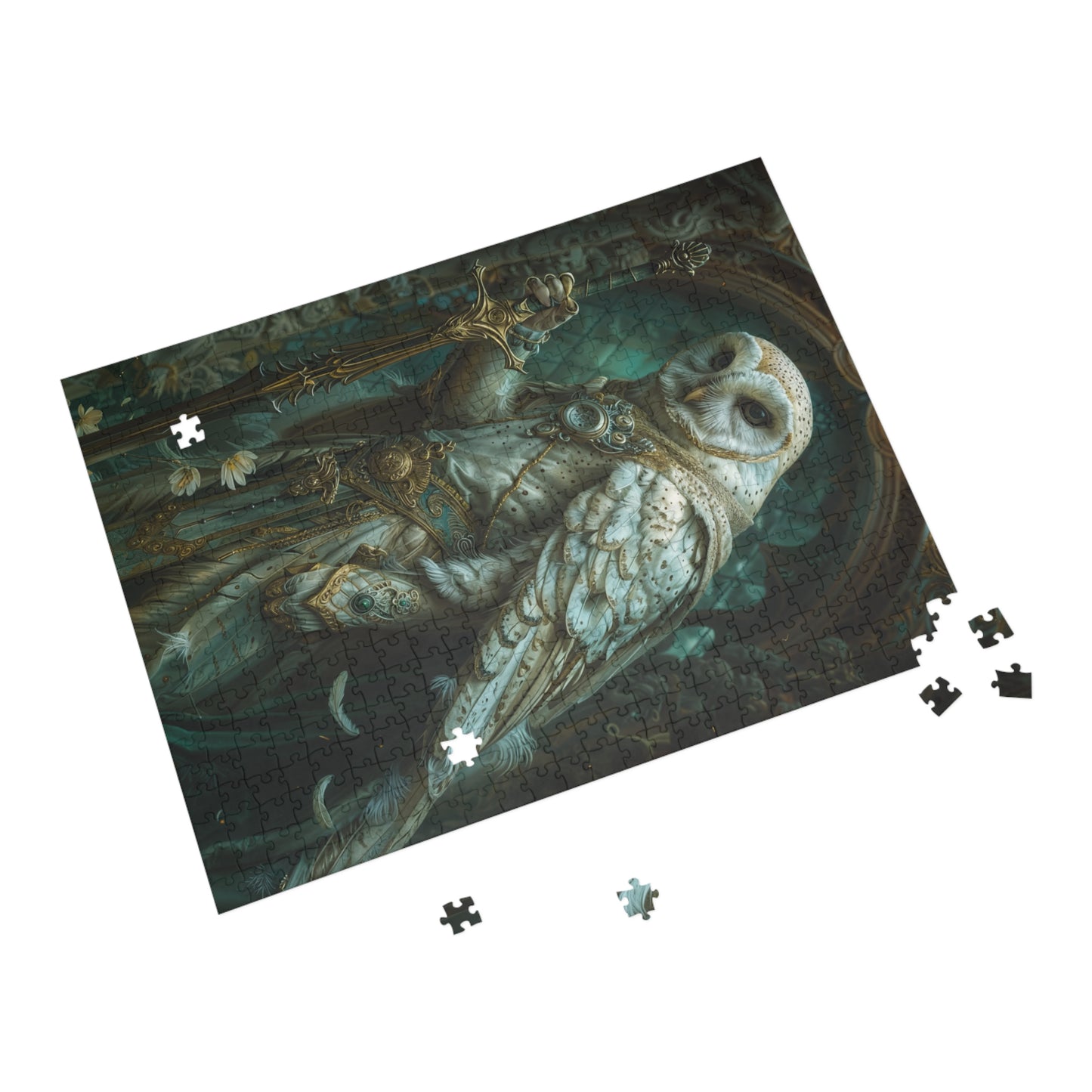 "Whitewing Of The Feathered Dawn" Puzzle (500, 1000-Piece)