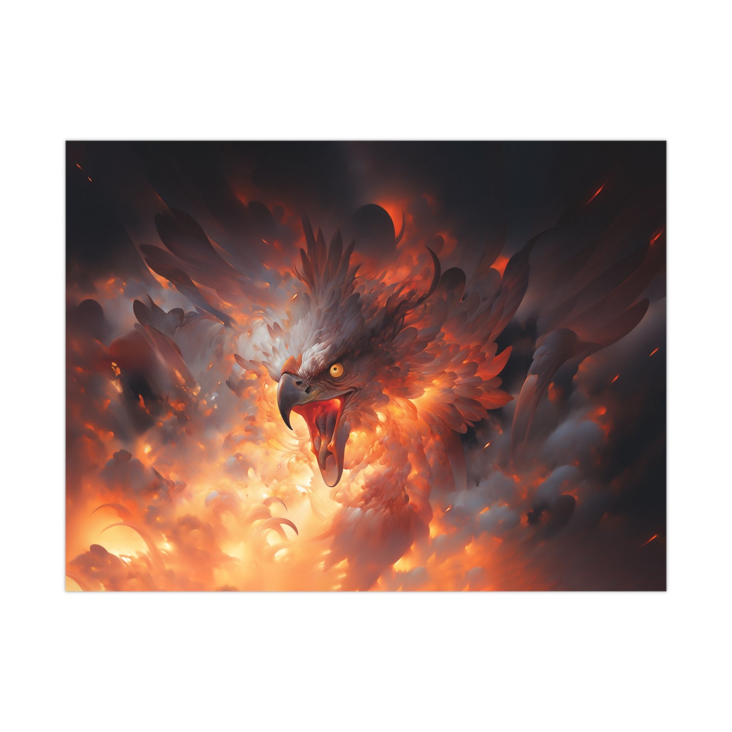 "Phoenix Fury" Poster - Print