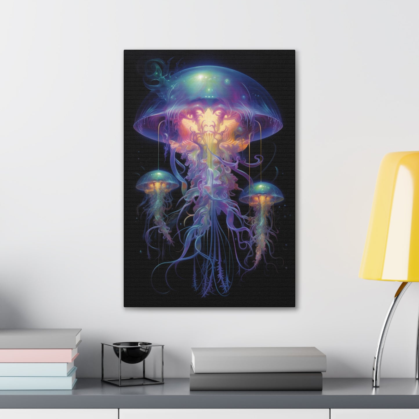 "Space Jellyfish 1" Canvas Stretched, 0.75" - Print