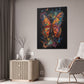 "Psychedelic Monarch" Canvas Stretched, 0.75" - Print