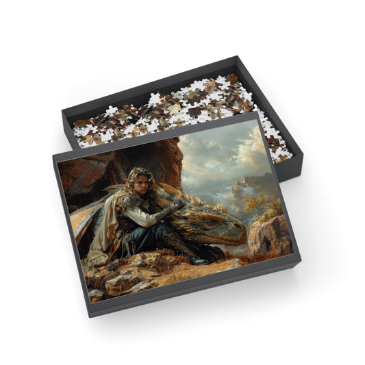 "Clifftop Contemplation" Puzzle (500, 1000-Piece)