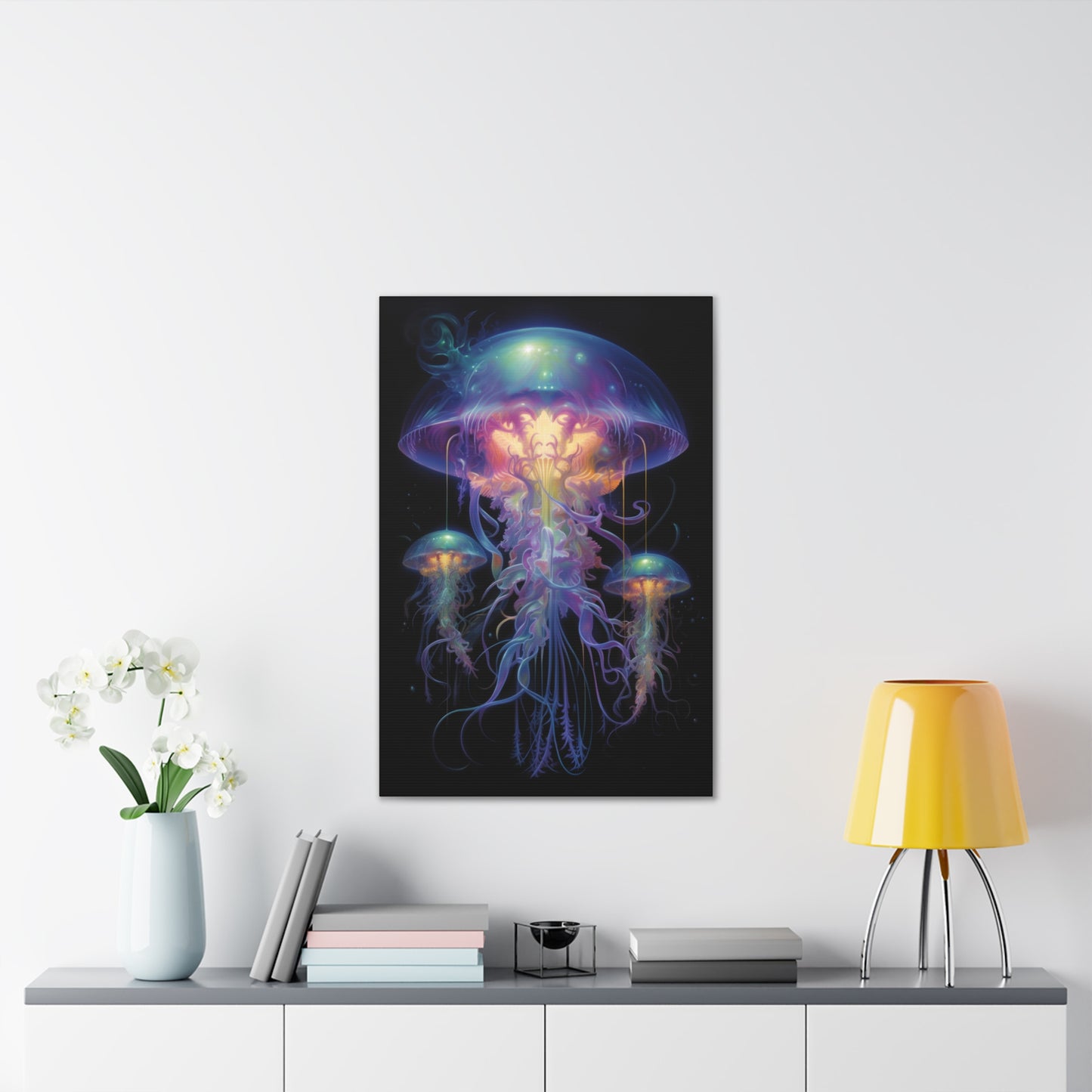 "Space Jellyfish 1" Canvas Stretched, 0.75" - Print