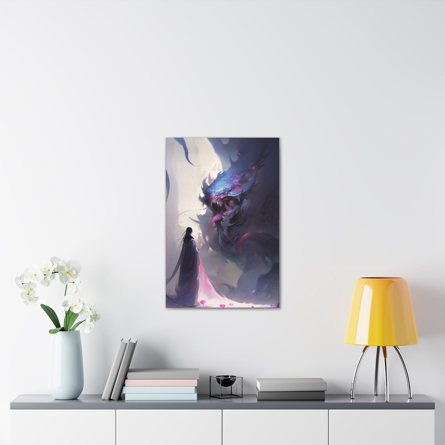 "Kraken Of The Void" Canvas Stretched, 0.75" - Print