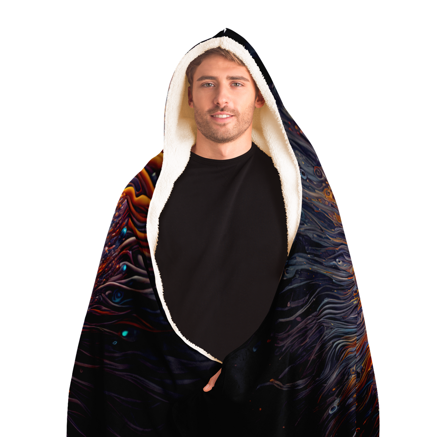 Liquid Dream Sight Hooded Festival Blanket