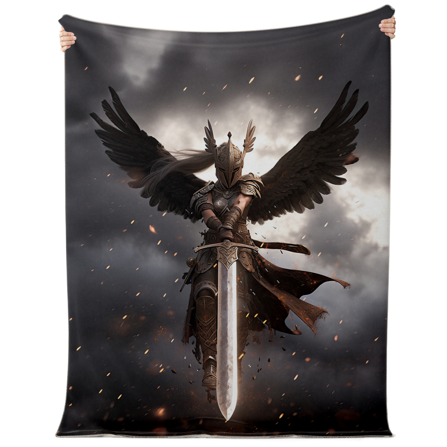 Valkyrie Justice Premium Microfleece Blanket