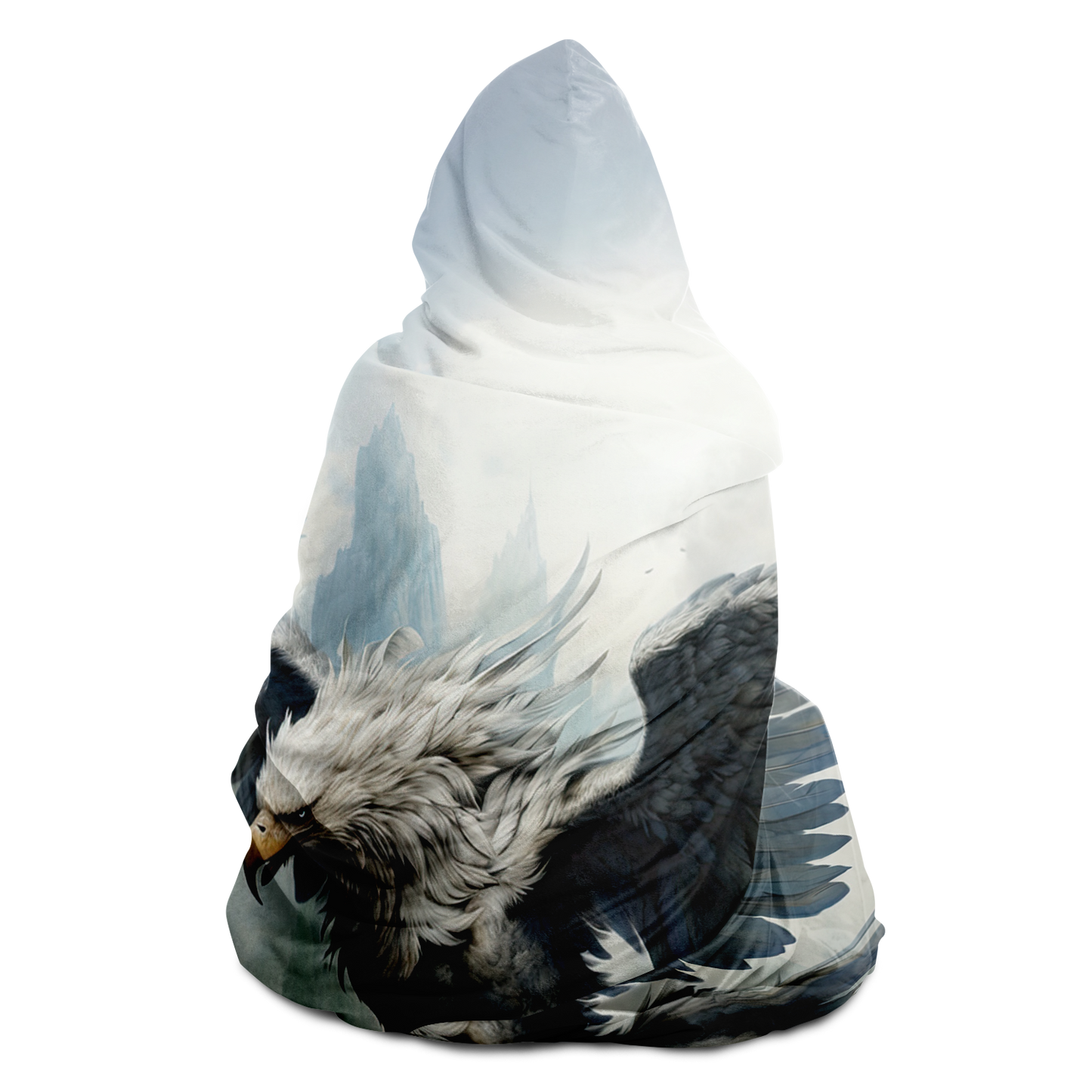 Glacier Guardian Griffon Hooded Blanket