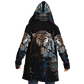 Tiger Samurai Microfleece Cloak