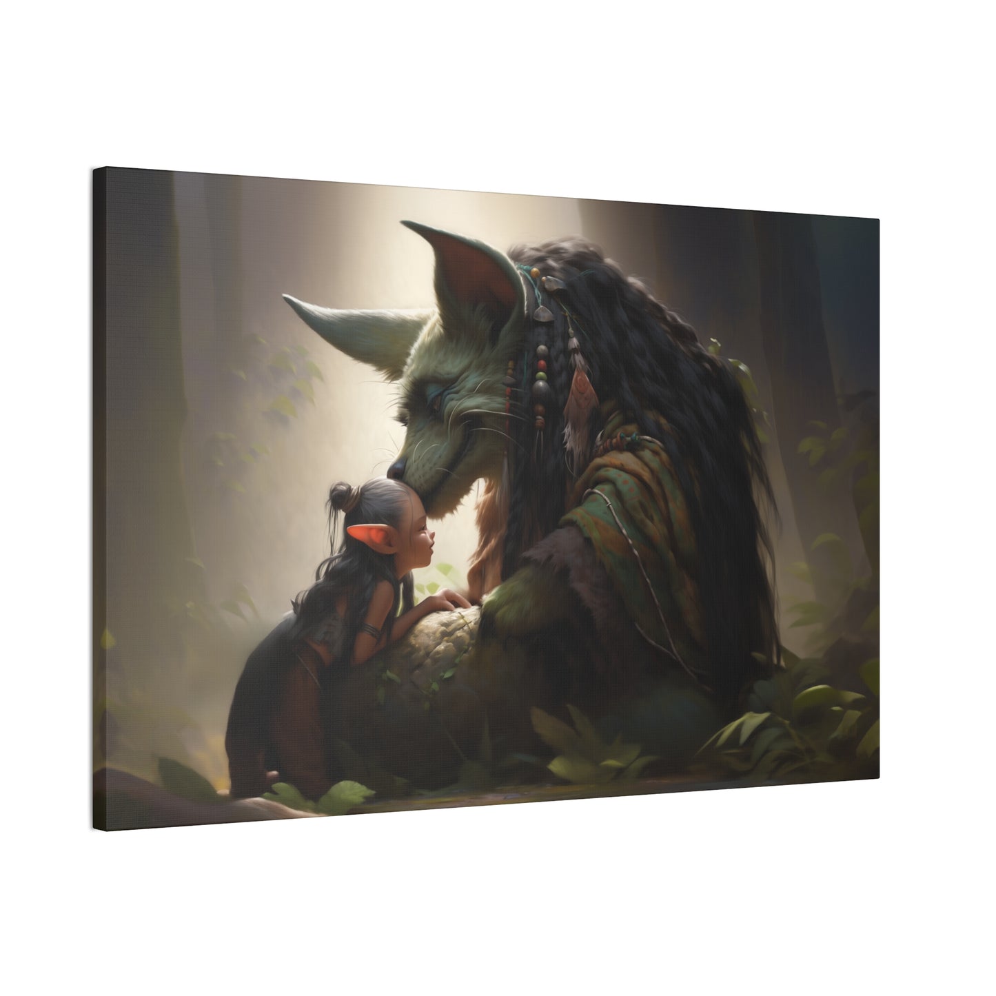 "Forest Elders And Fairytales"  Canvas Stretched, 0.75" - Print