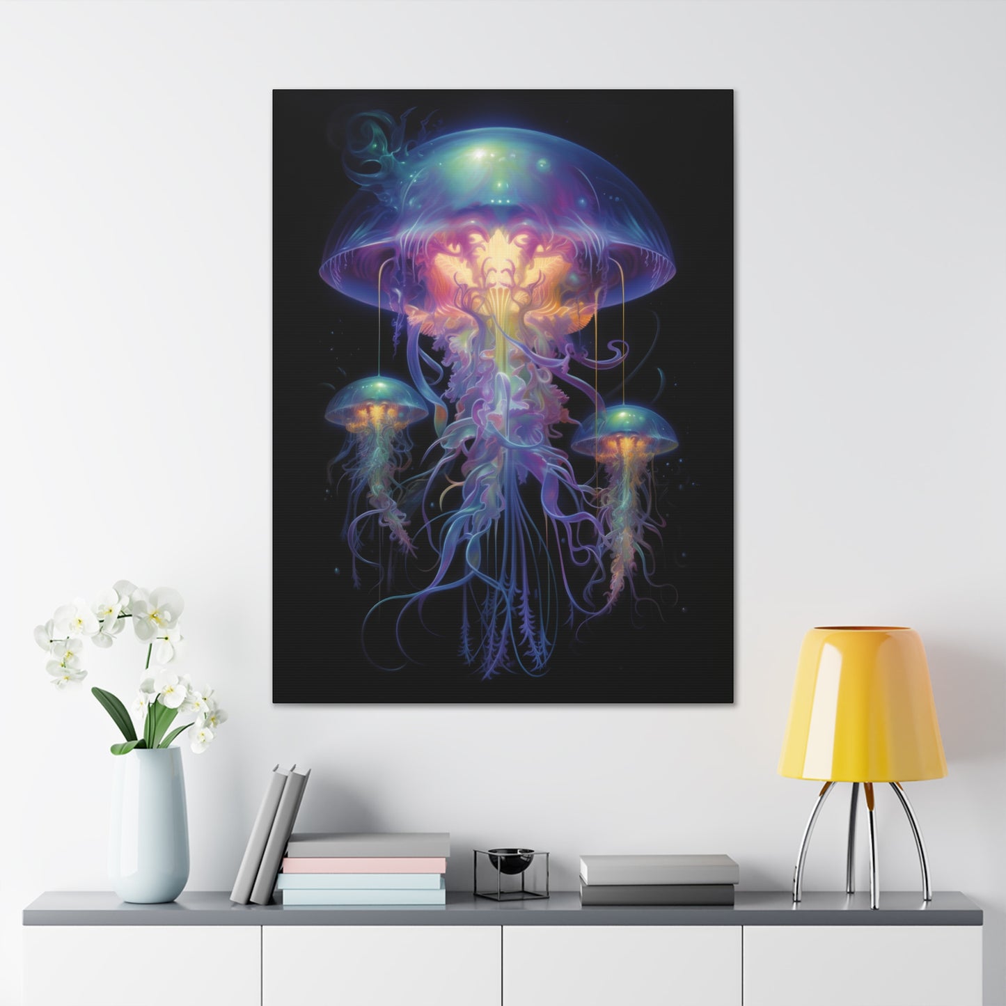 "Space Jellyfish 1" Canvas Stretched, 0.75" - Print