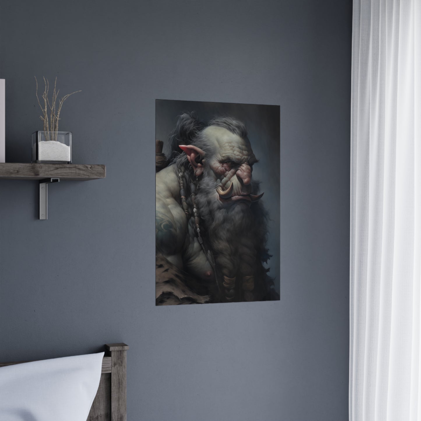 "Troll Warrior Portrait" Poster - Print