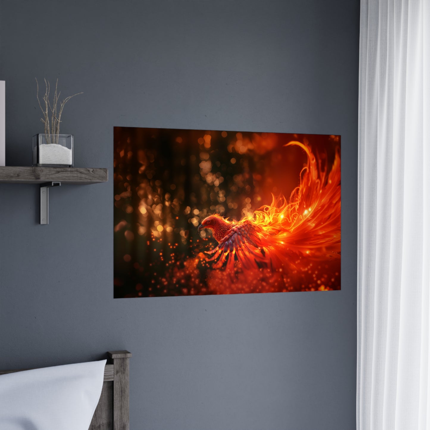 "Blazing Grace Phoenix" Poster - Print