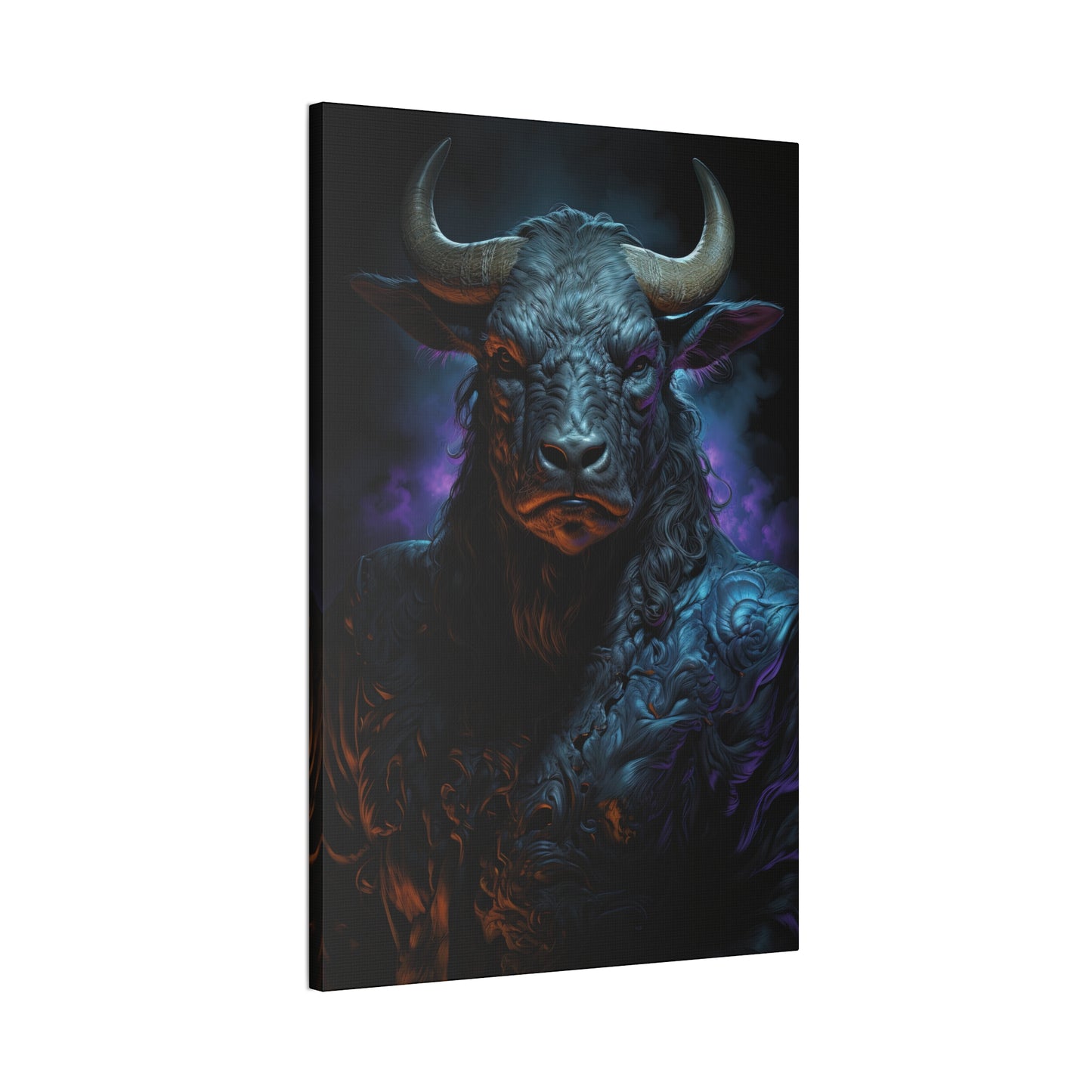 "Shadows Defender Minotaur" Canvas Stretched, 0.75" - Print