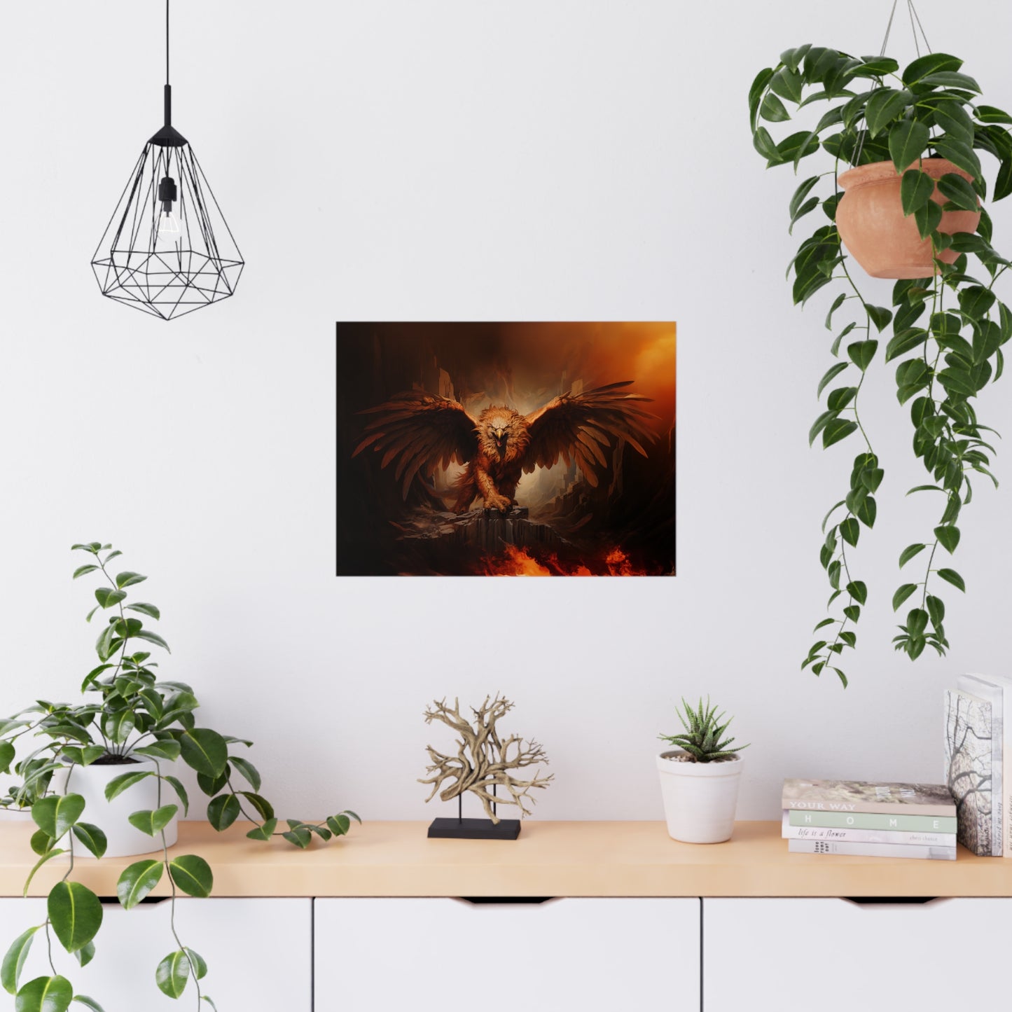 "Inferno Griffon" Poster - Print