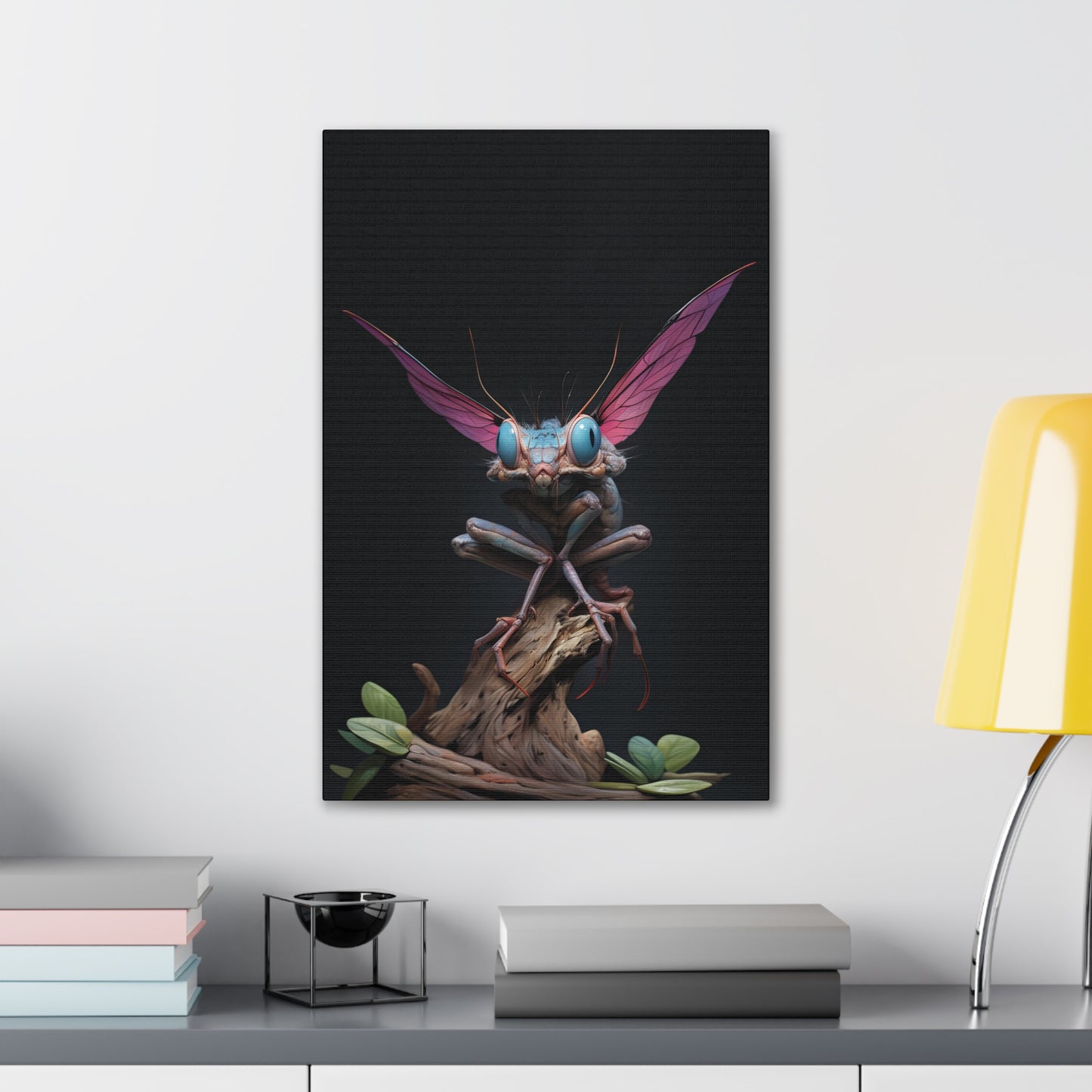 "Pixie Bug" Canvas Stretched, 0.75" - Print