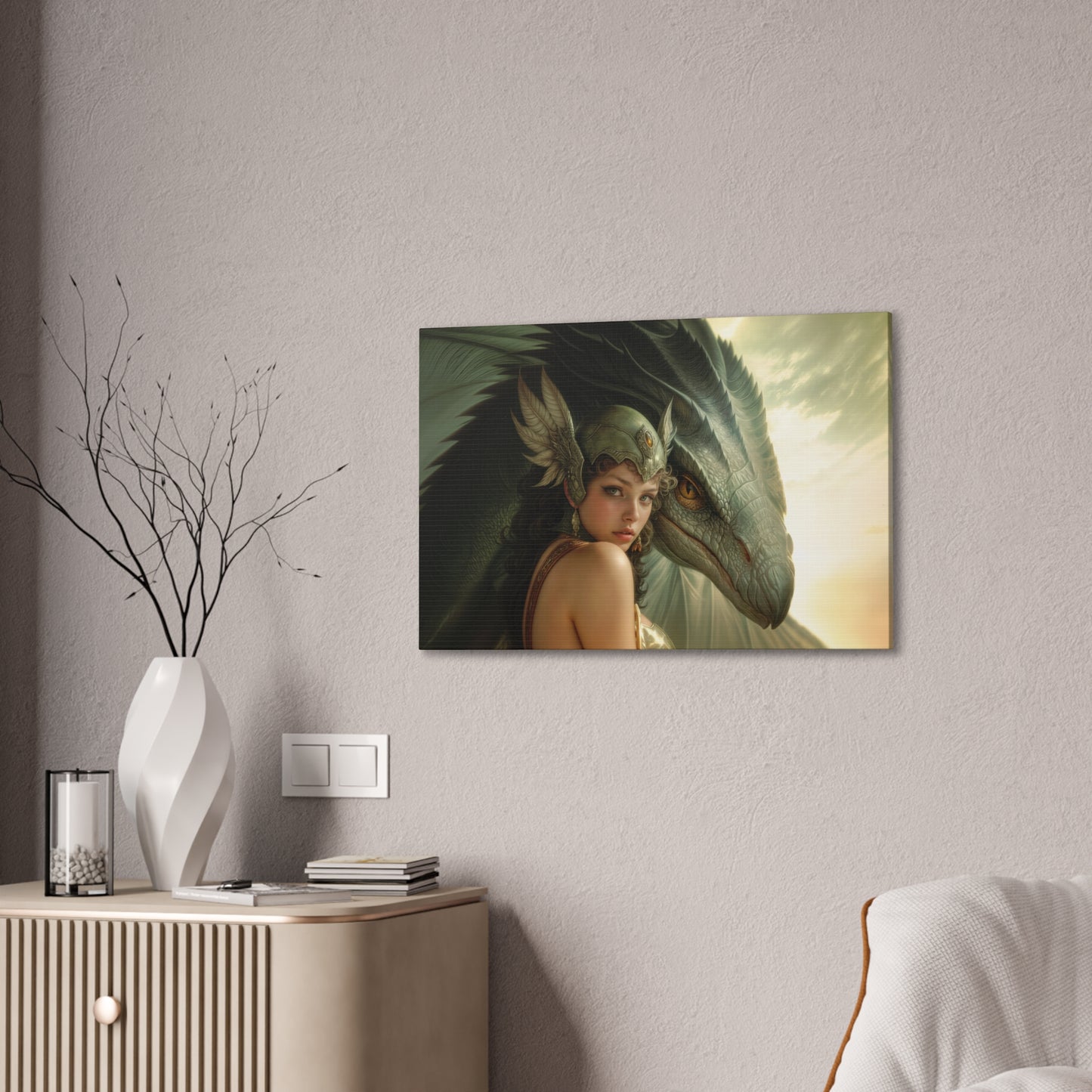 "Dragonseer"  Canvas Stretched, 0.75" - Print