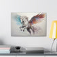 "Aqua Fire Pegasus"  Canvas Stretched, 0.75" - Print